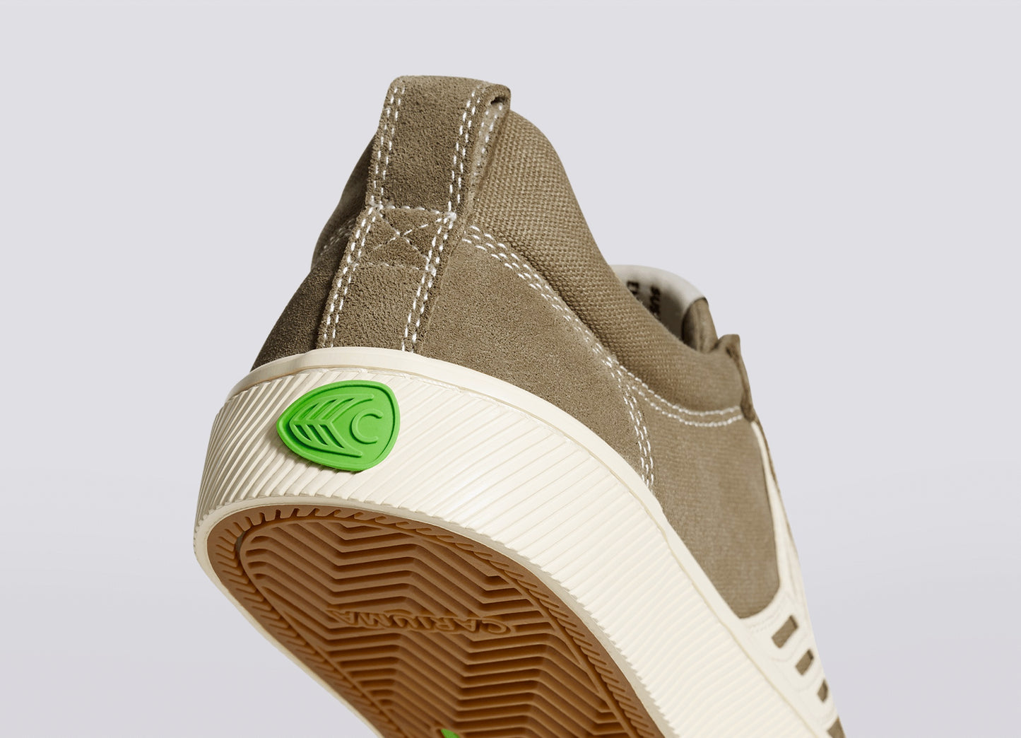 Cariuma CATIBA PRO Skate Burnt Sand Suede and Canvas Ivory Logo Sneaker Unisex