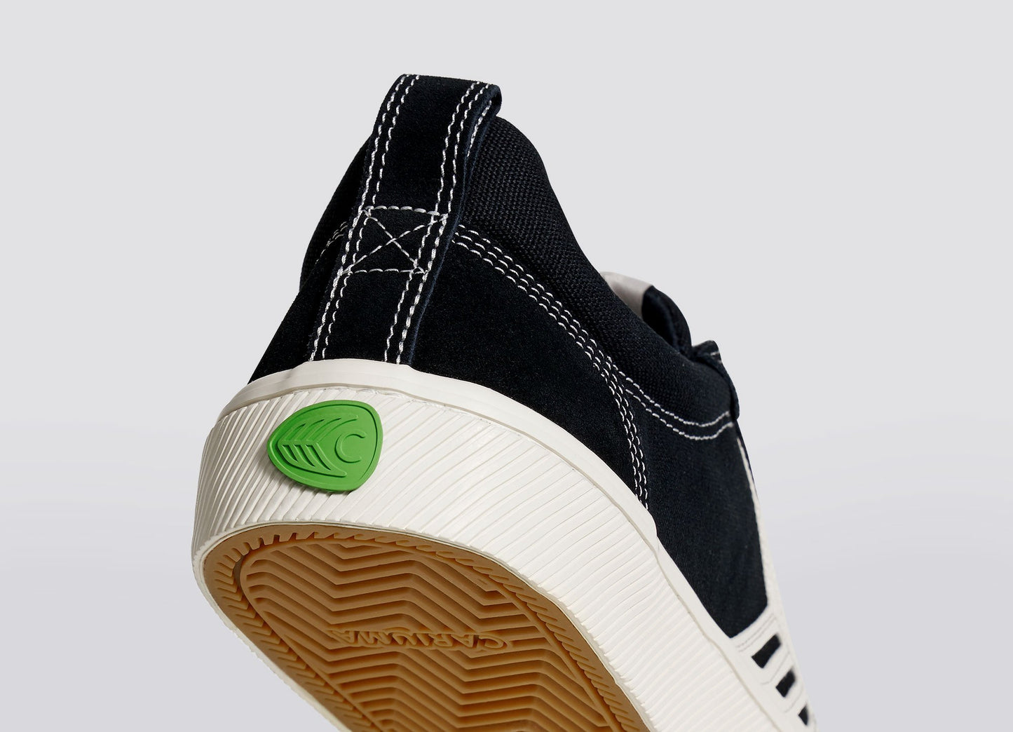 Cariuma CATIBA PRO Skate Black Suede and Canvas Ivory Logo Sneaker Unisex