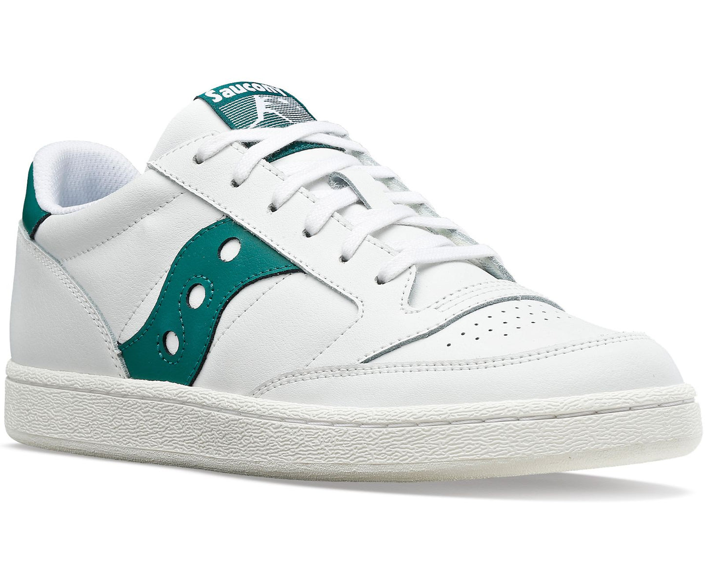 Saucony Jazz Court White/Green Unisex Men's Women's