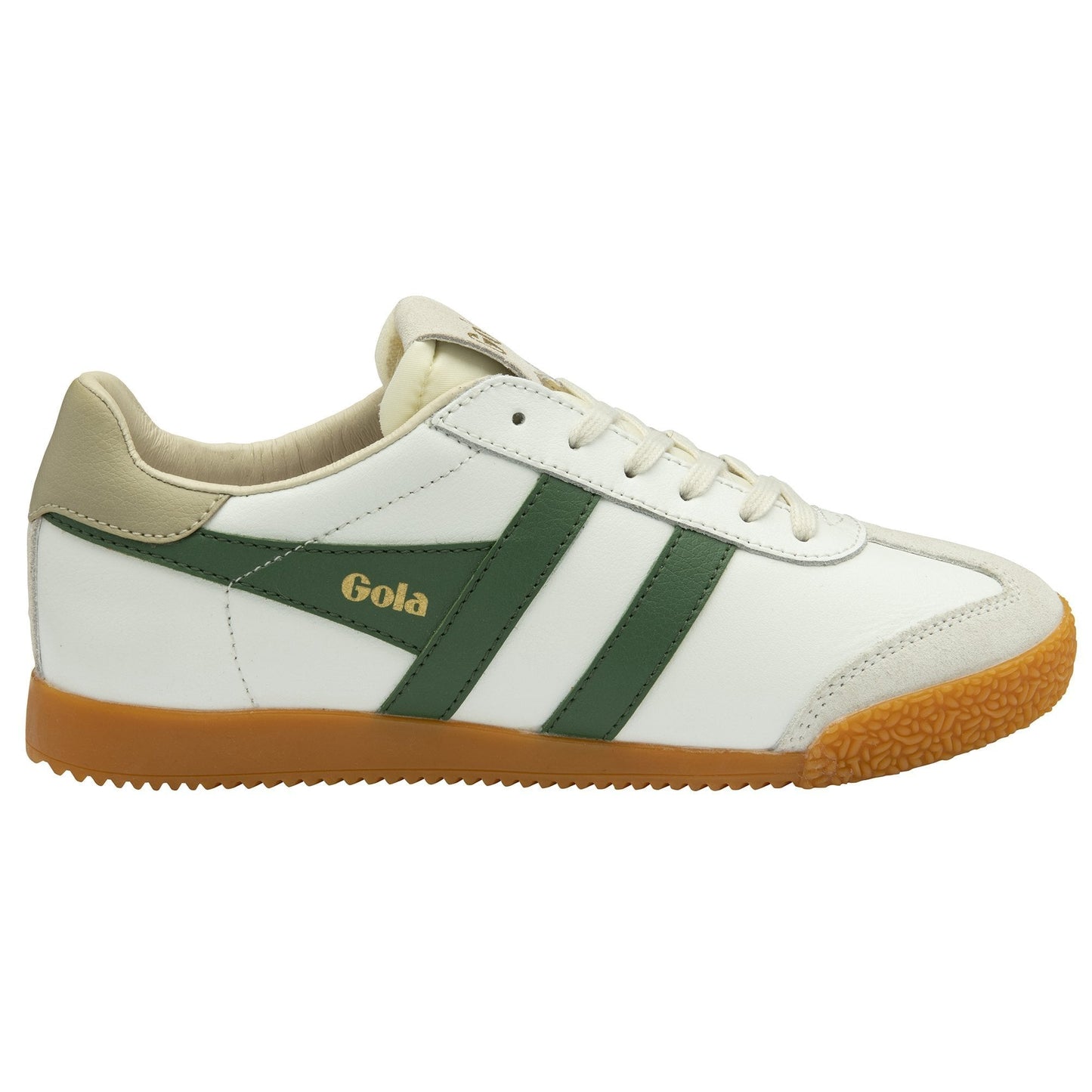 Gola ELAN LEATHER white/evergreen/bone Women's