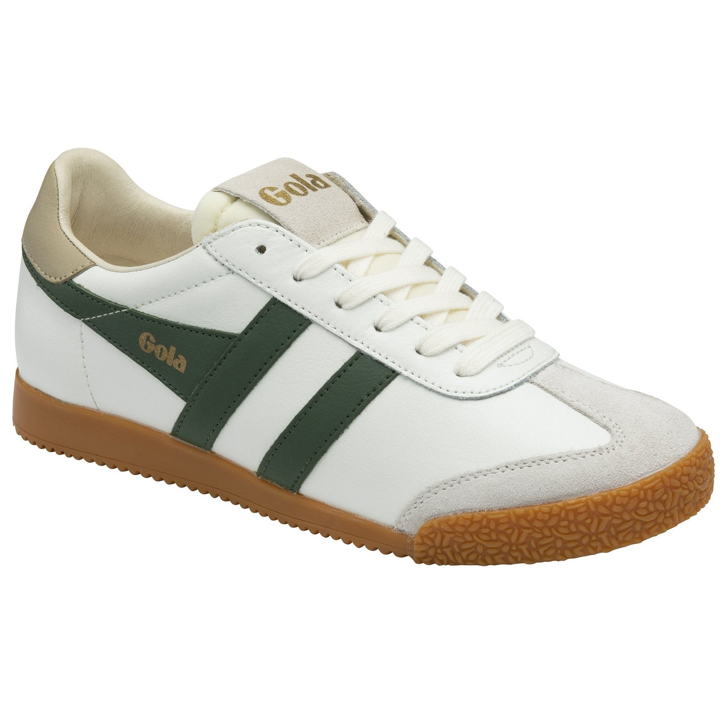 Gola ELAN LEATHER white/evergreen/bone Women's