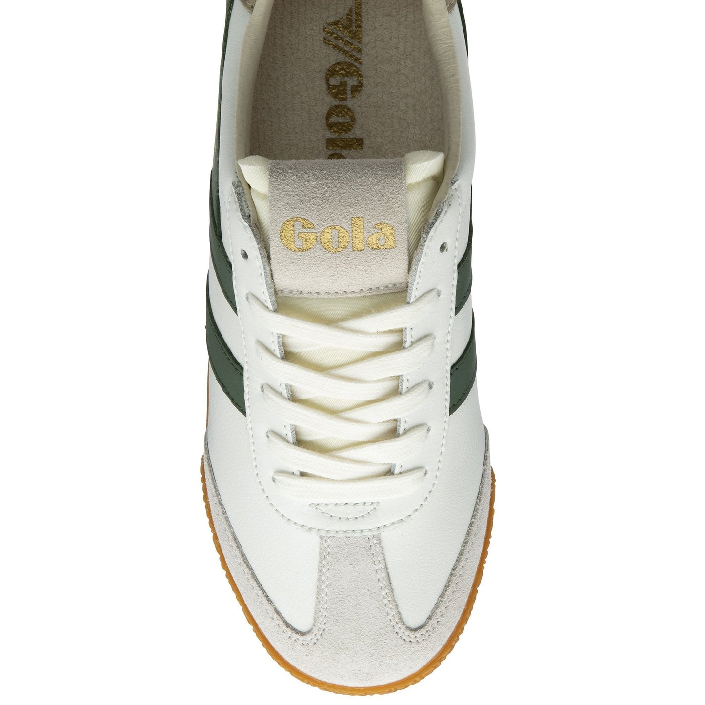 Gola ELAN LEATHER white/evergreen/bone Women's