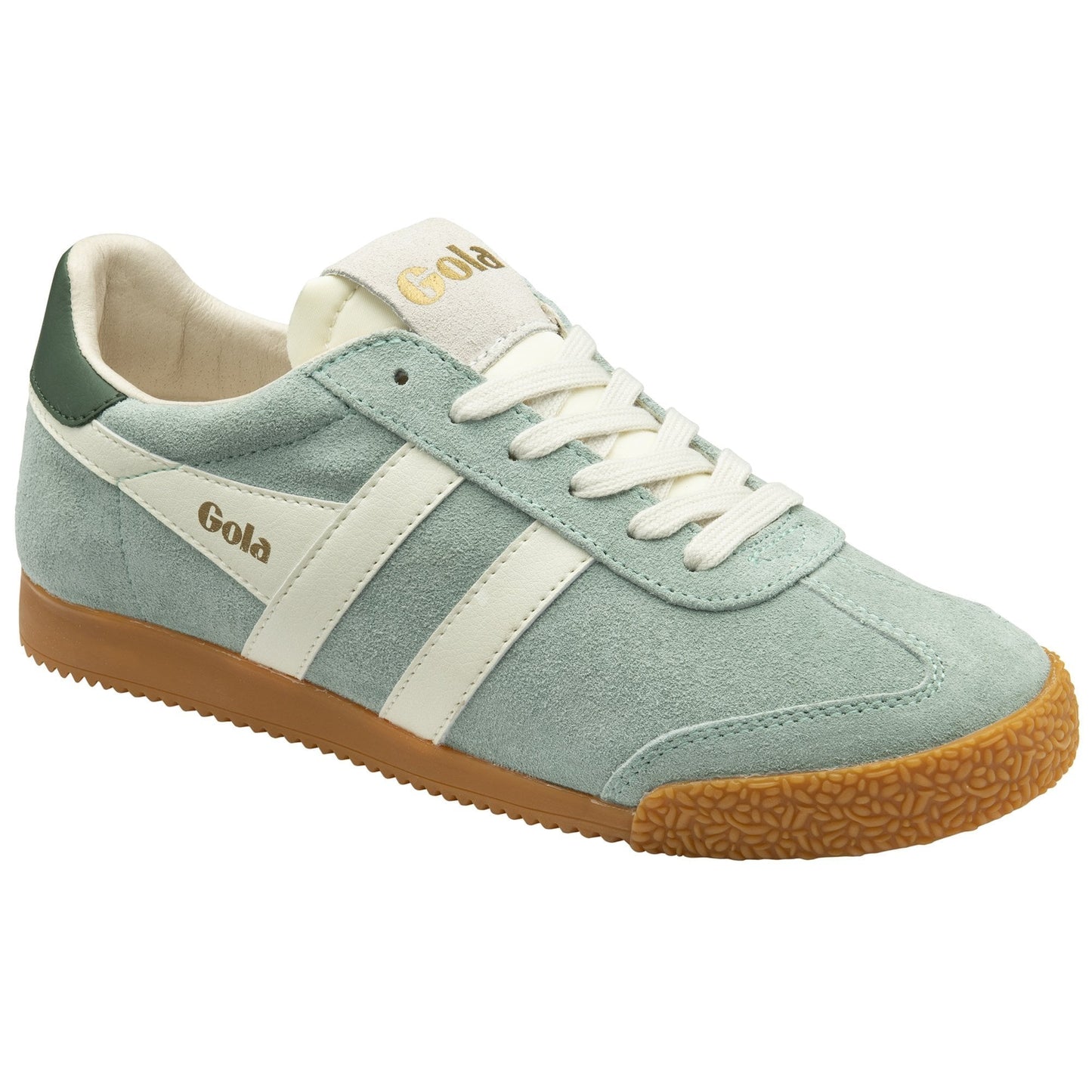 Gola ELAN suede green mist/off white/ evergreen Women's