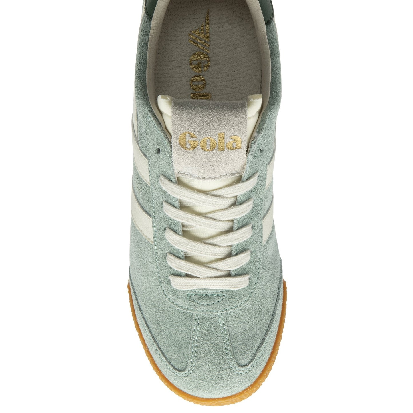 Gola ELAN suede green mist/off white/ evergreen Women's