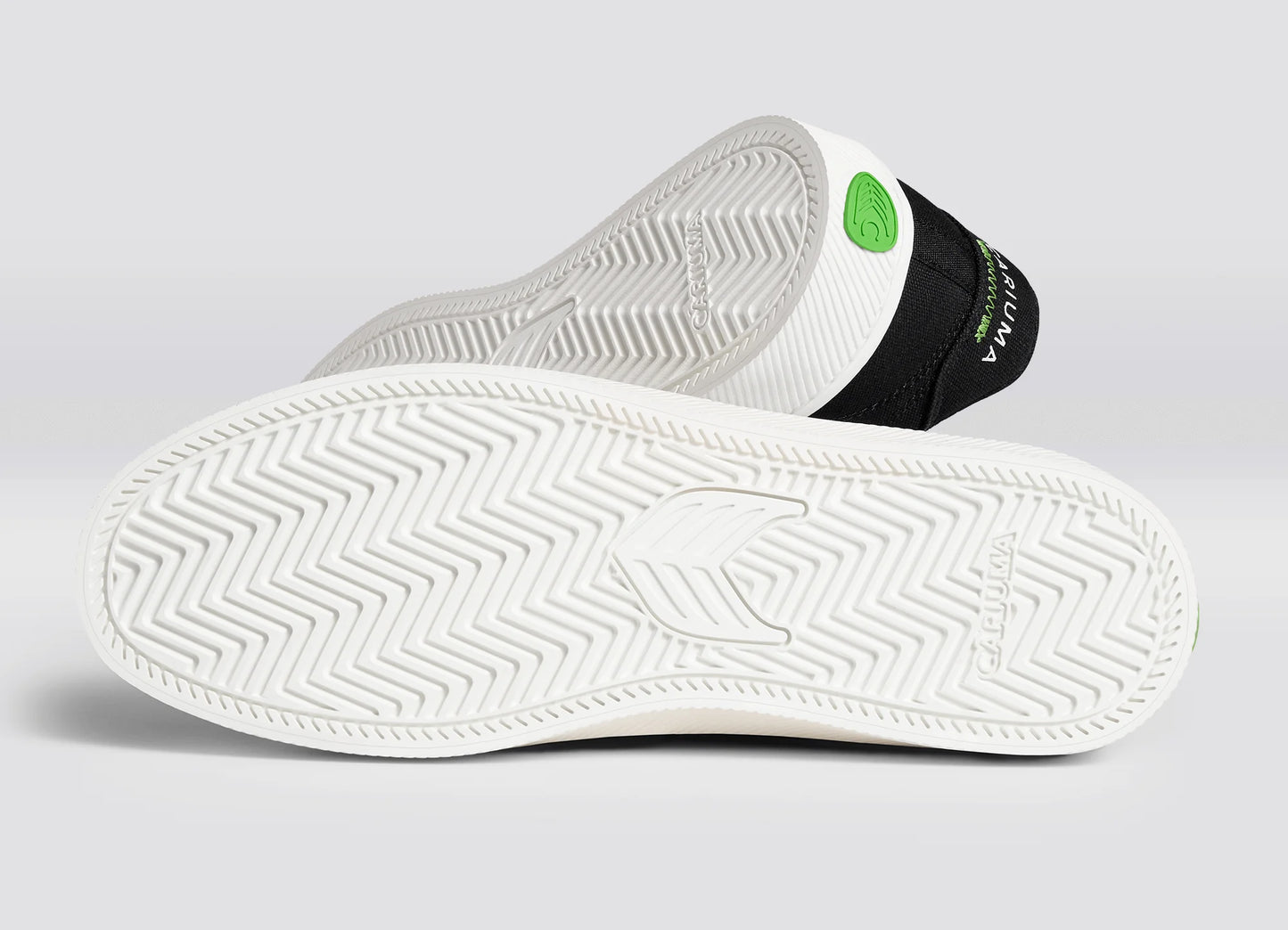 Cariuma NAIOCA Black Canvas Off White Logo Sneaker Unisex