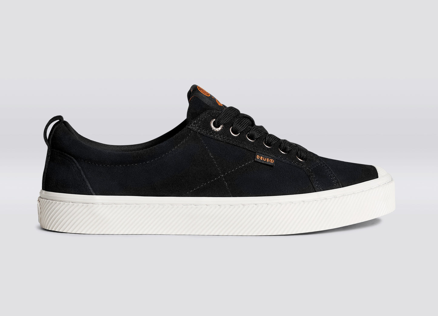Cariuma OCA LOW Deus Black Suede Sneaker Unisex