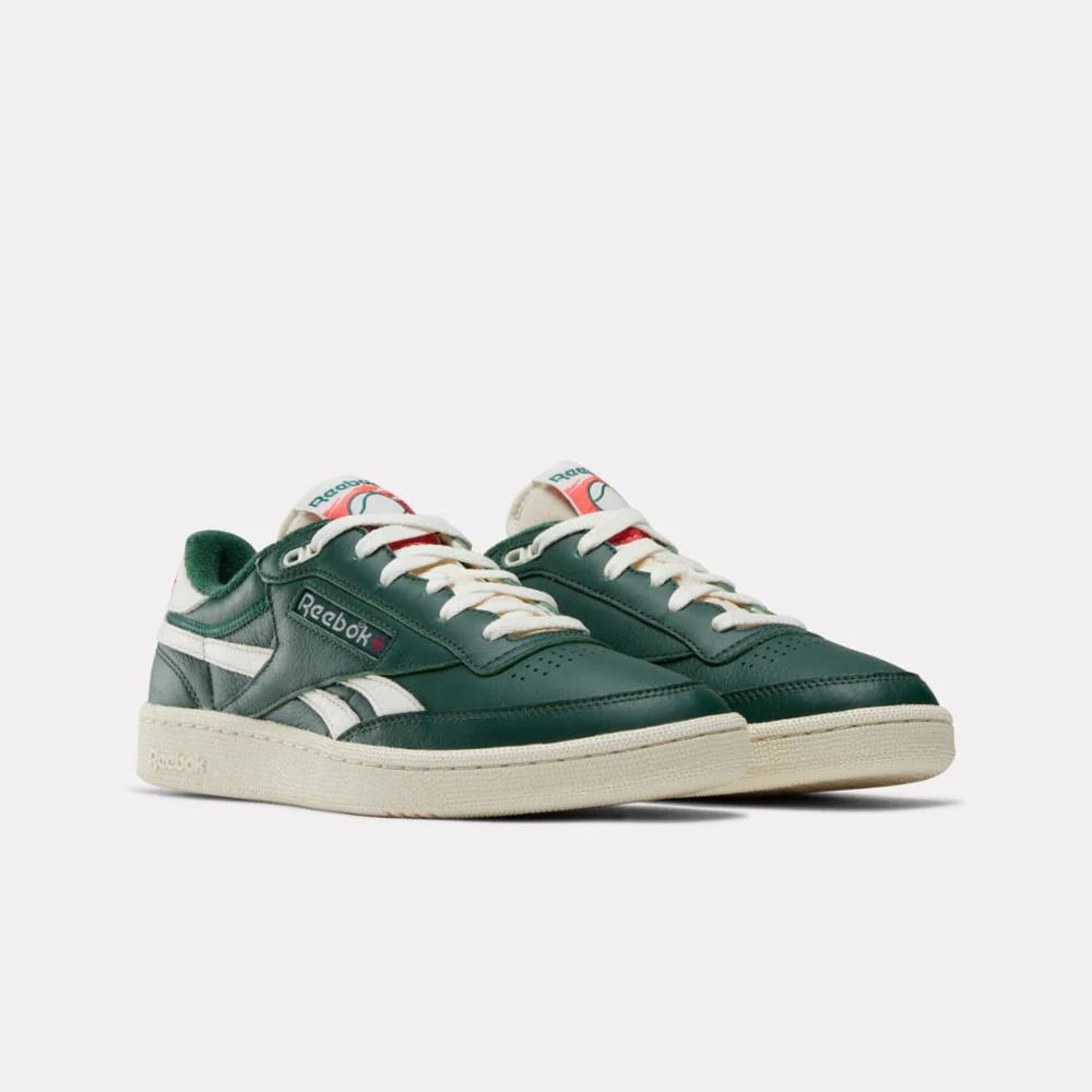 Reebok Club C Revenge dark green/chalk/neon cherry UNISEX