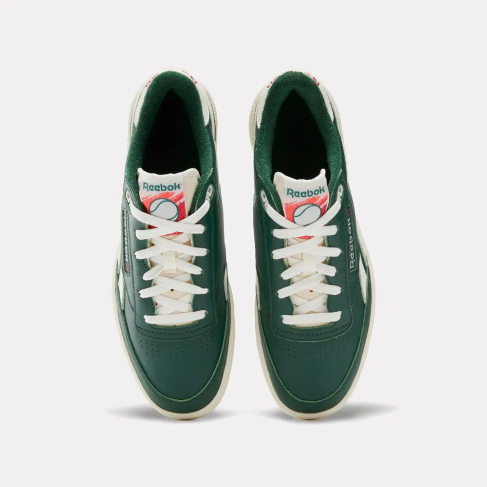 Reebok Club C Revenge dark green/chalk/neon cherry UNISEX