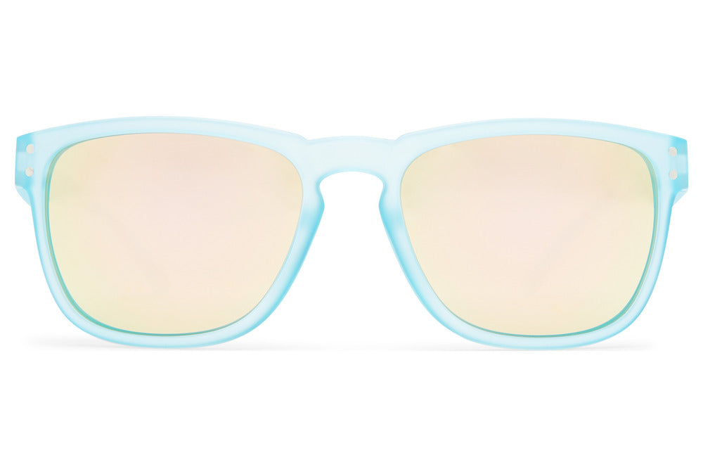 Dot - Dash Sunglasses BOOTLEG Teal Satin/Pink Chrome