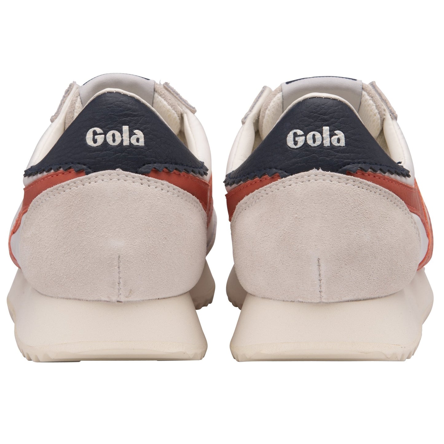 Gola Classics Boston 78 Off White/Hot Coral/Navy Women's