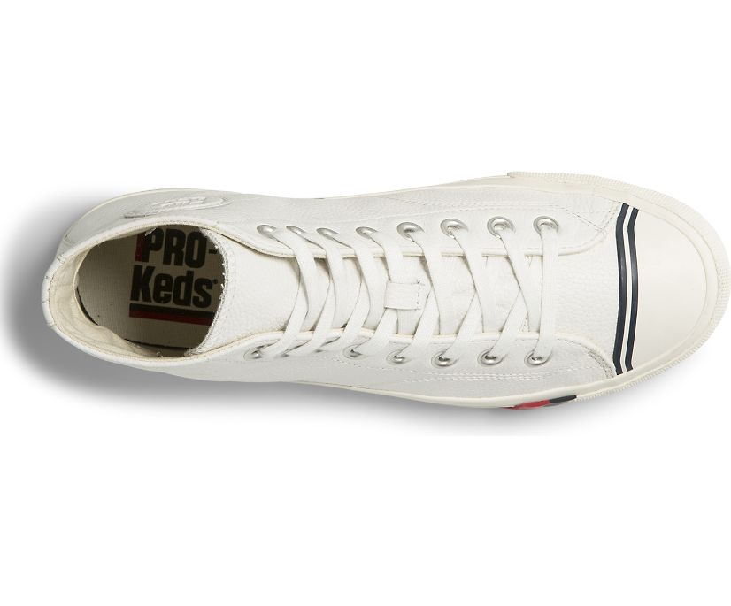 Pro-Keds Royal Hi Classic Leather White Unisex Men's Women's