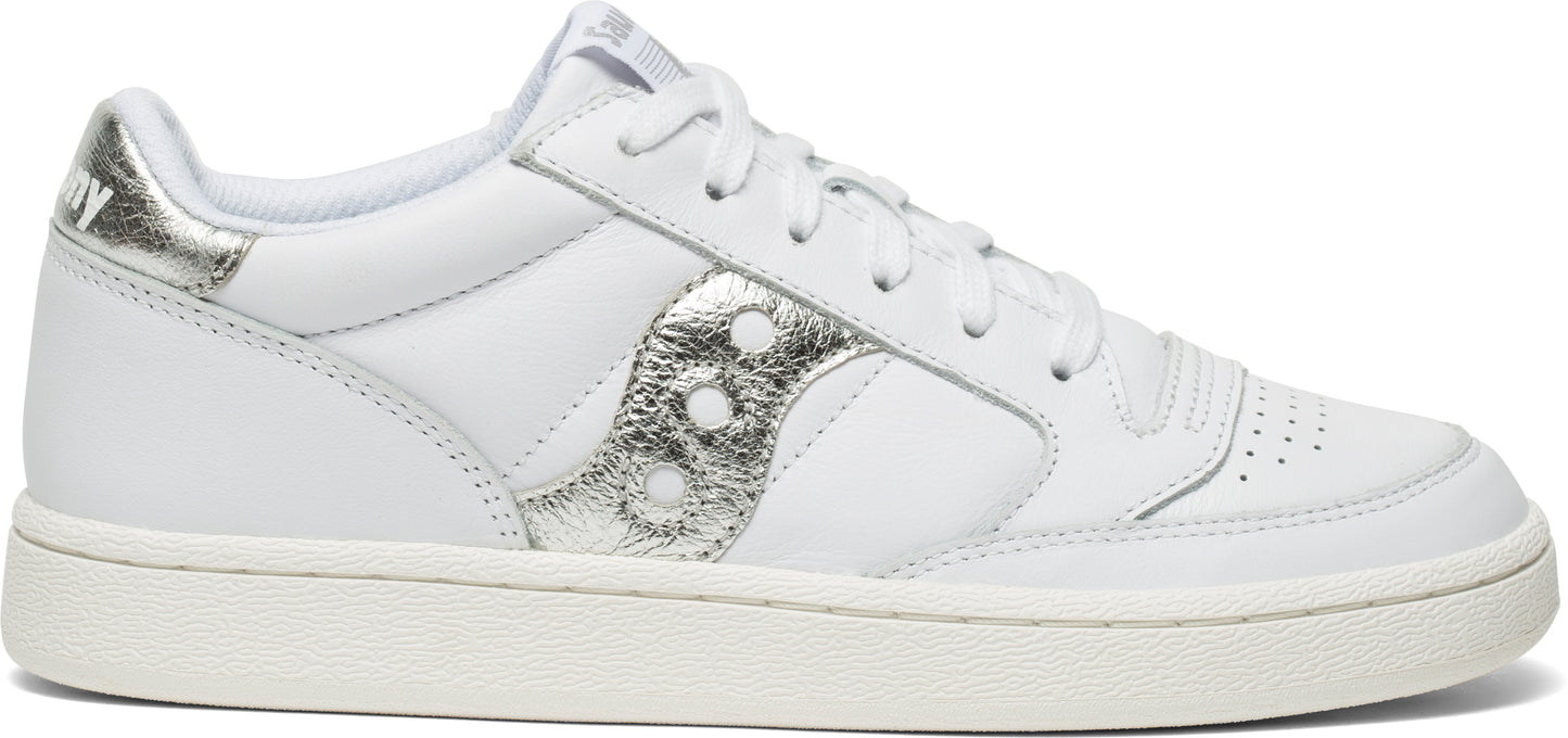 Saucony Jazz Court White/Silver Women's