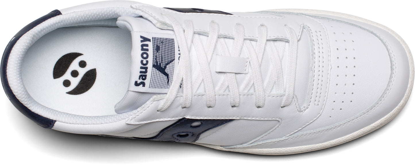 Saucony Jazz Court White/Navy Unisex Men's Women's