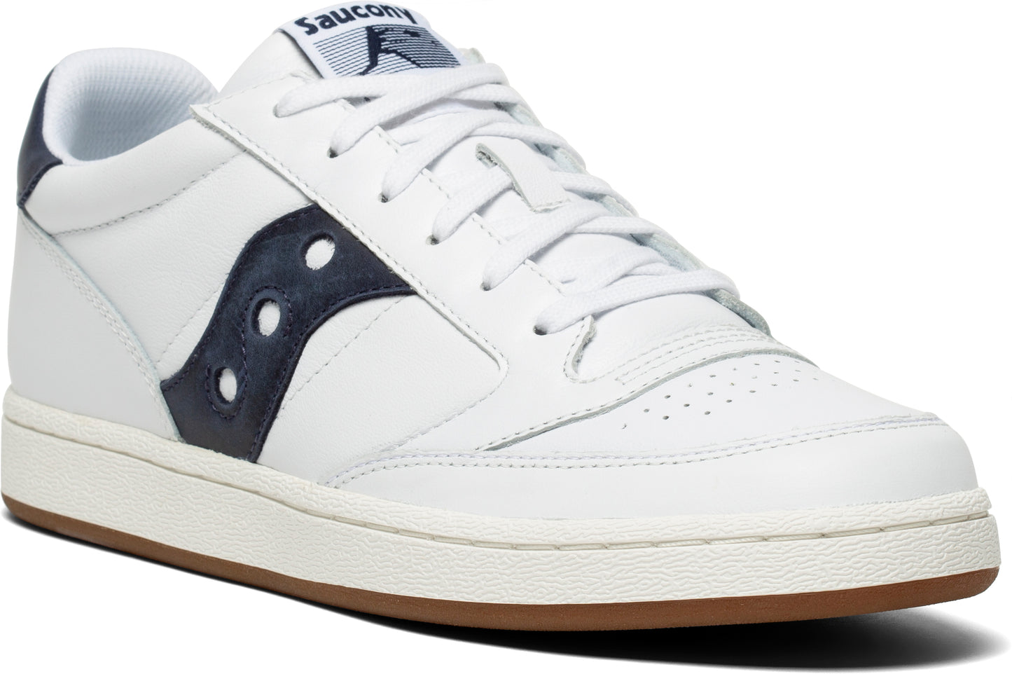 Saucony Jazz Court White/Navy Unisex Men's Women's