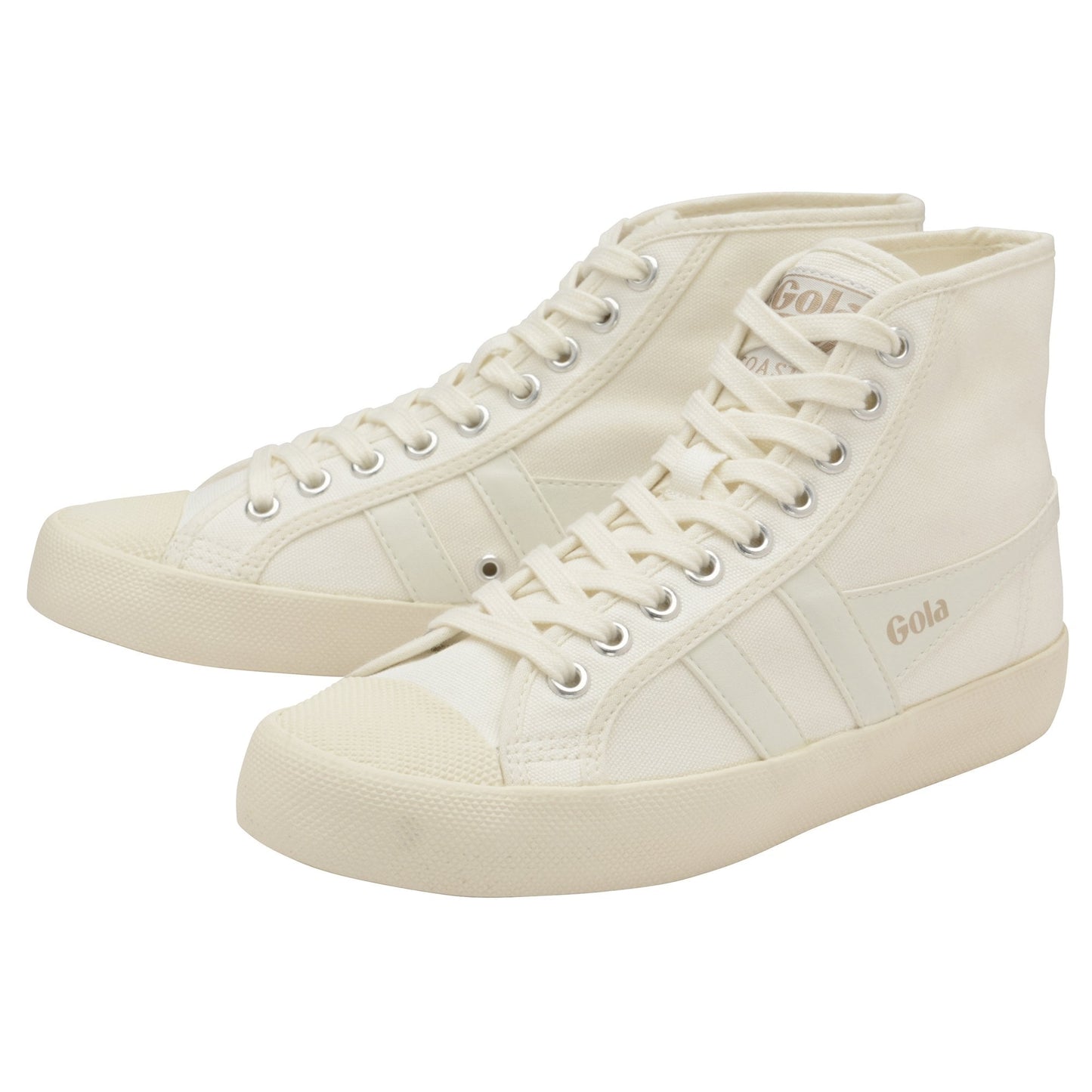 Gola Vegan Coaster High Off White/ Off White Women's