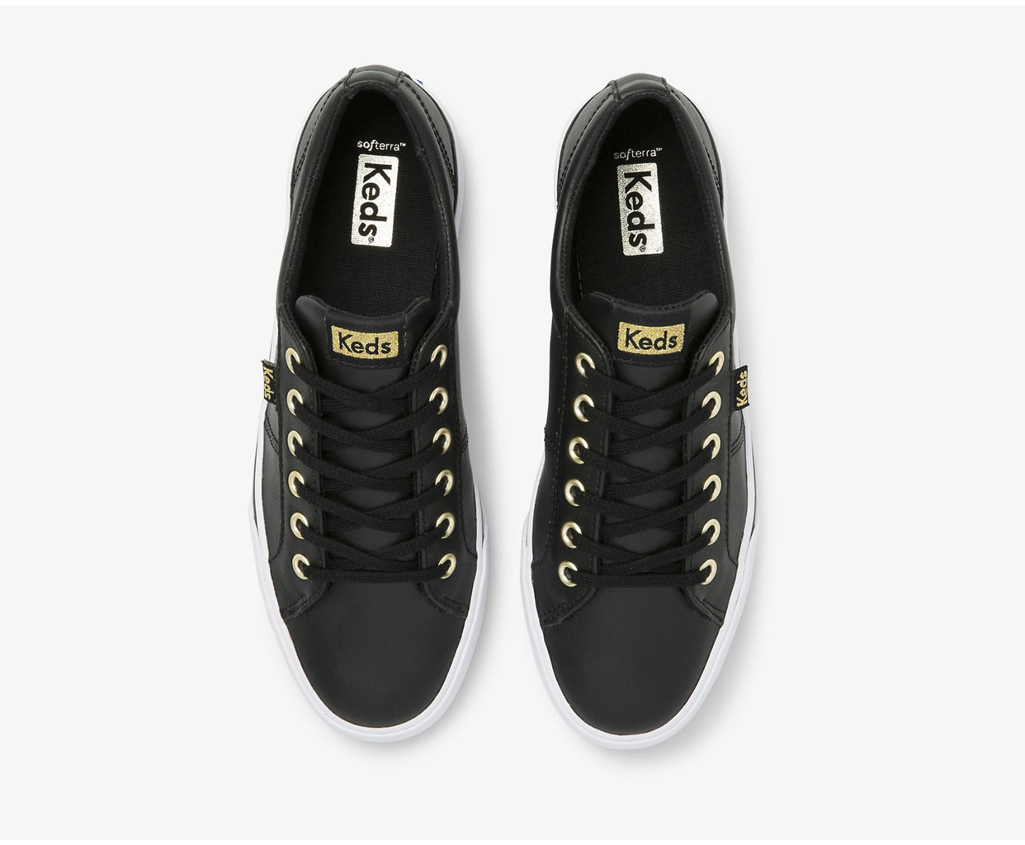 Keds Jump Kick Duo Leather Black Women's