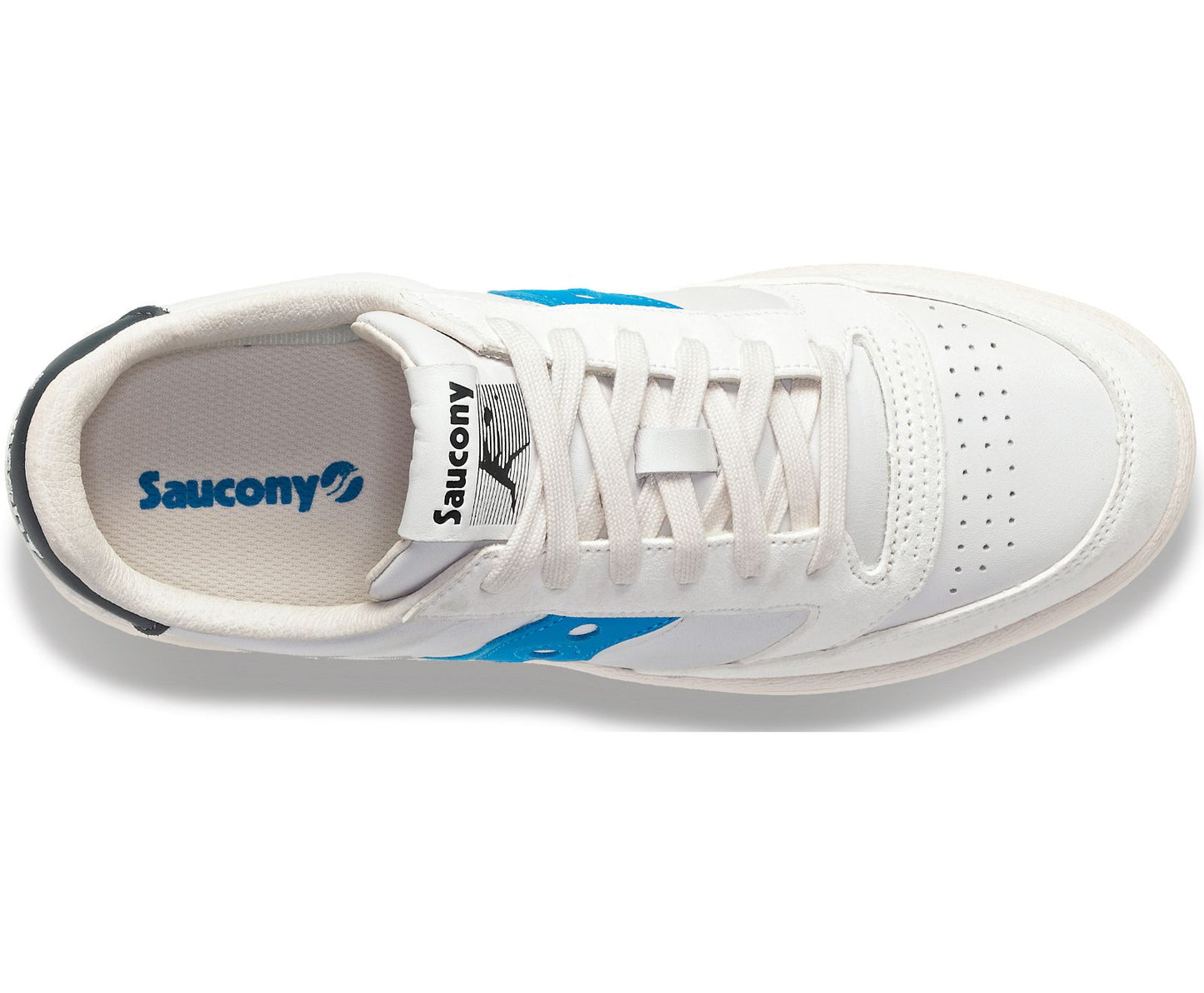 Saucony Jazz Court Premium White/Royal Unisex Men's Women's