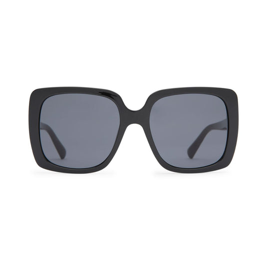 Dot-Dash Sunglasses VEIL Black Gloss/Vintage Grey Polarized Lens