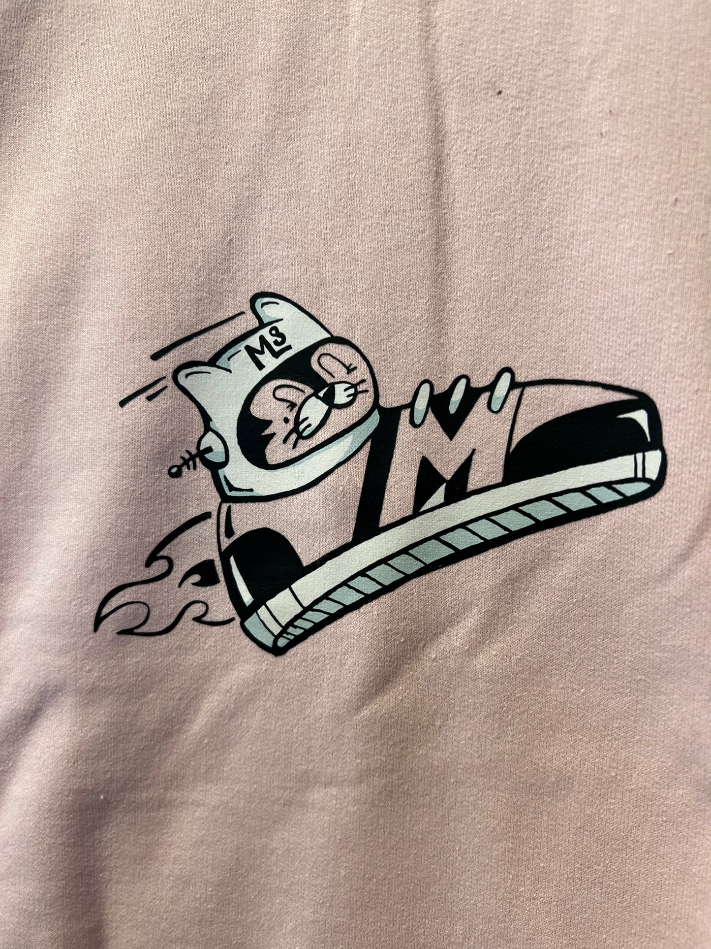 Mercury Crewneck Sweatshirt Space Cat Logo Unisex