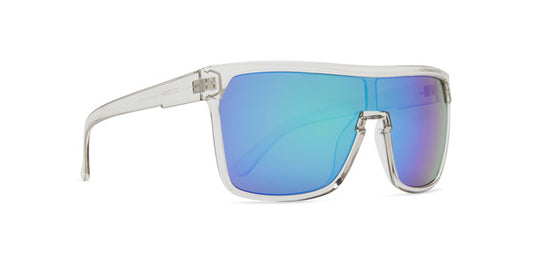 Dot - Dash Sunglasses SHOEY Grey Satin/ Green Chrome