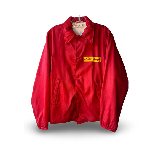 Vintage 80's 'Stucky's' red coache jacket