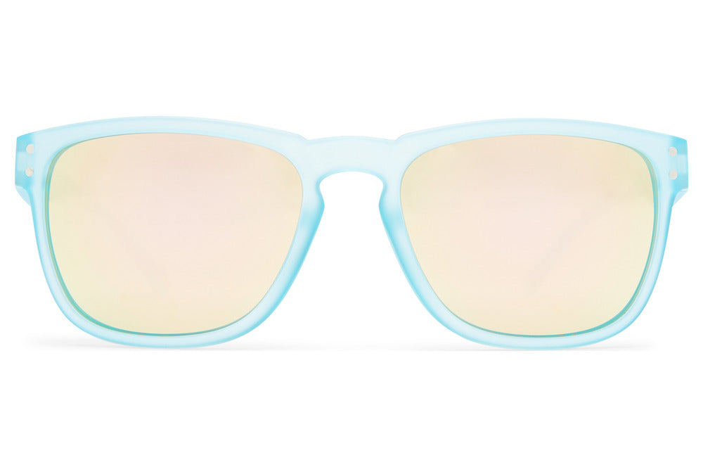 Dot - Dash Sunglasses BOOTLEG Teal Satin/Pink Chrome