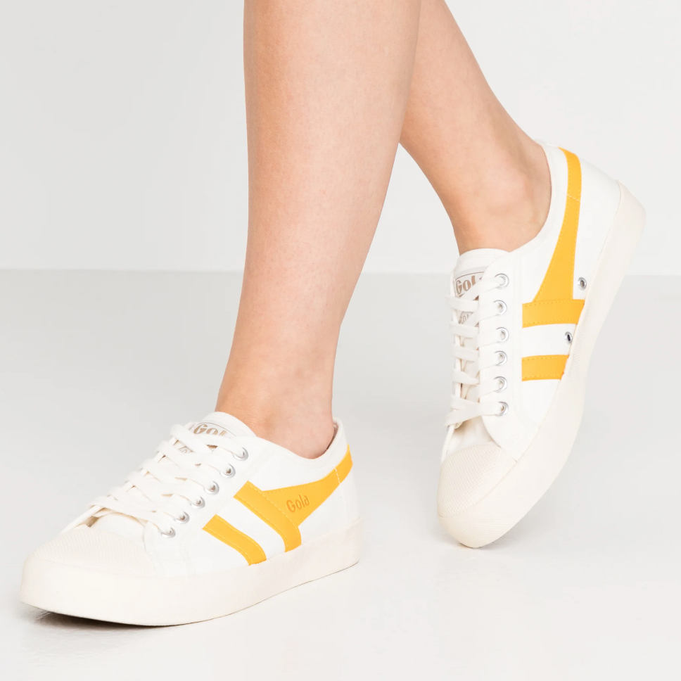 Gola Vegan Coaster Off White/Sun Women's