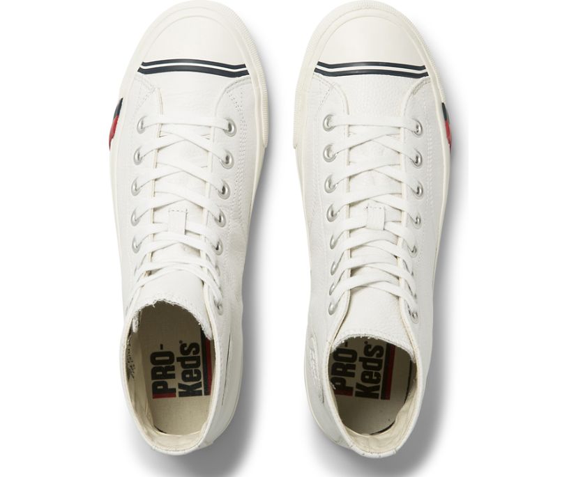 Pro-Keds Royal Hi Classic Leather White Unisex Men's Women's