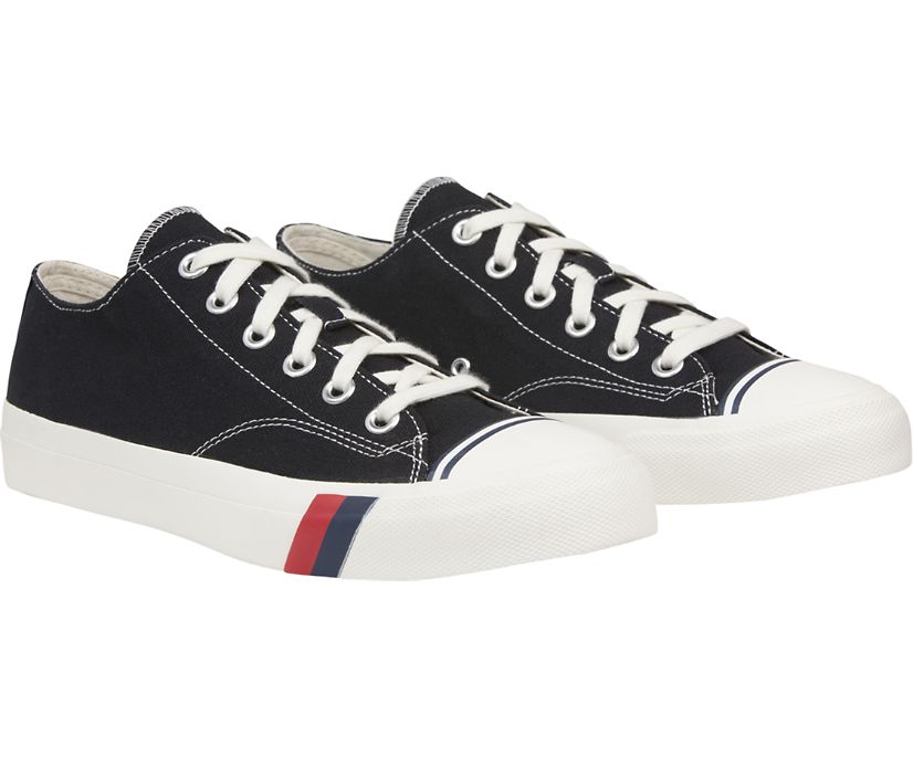 Pro-Keds Royal Lo Canvas Black Unisex Men's Women's