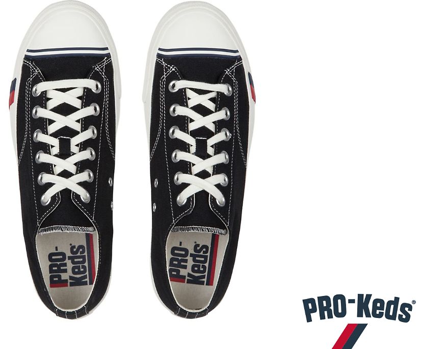 Pro-Keds Royal Lo Canvas Black Unisex Men's Women's