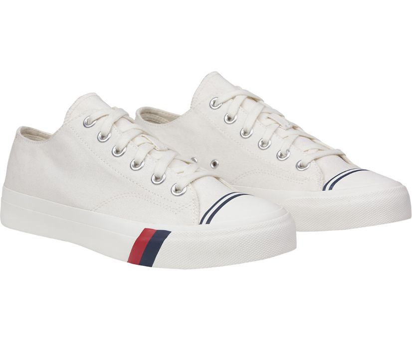 Pro-Keds Royal Lo Canvas White Unisex Men's Women's