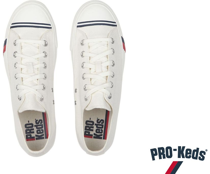 Pro-Keds Royal Lo Canvas White Unisex Men's Women's