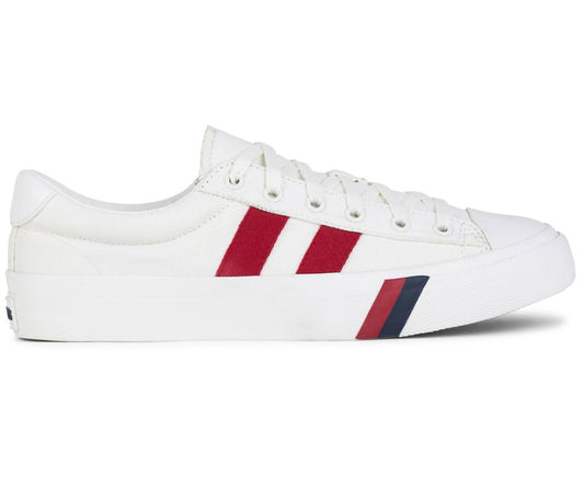 Pro-Keds Royal Plus Canvas White/Red Unisex Men's Women's