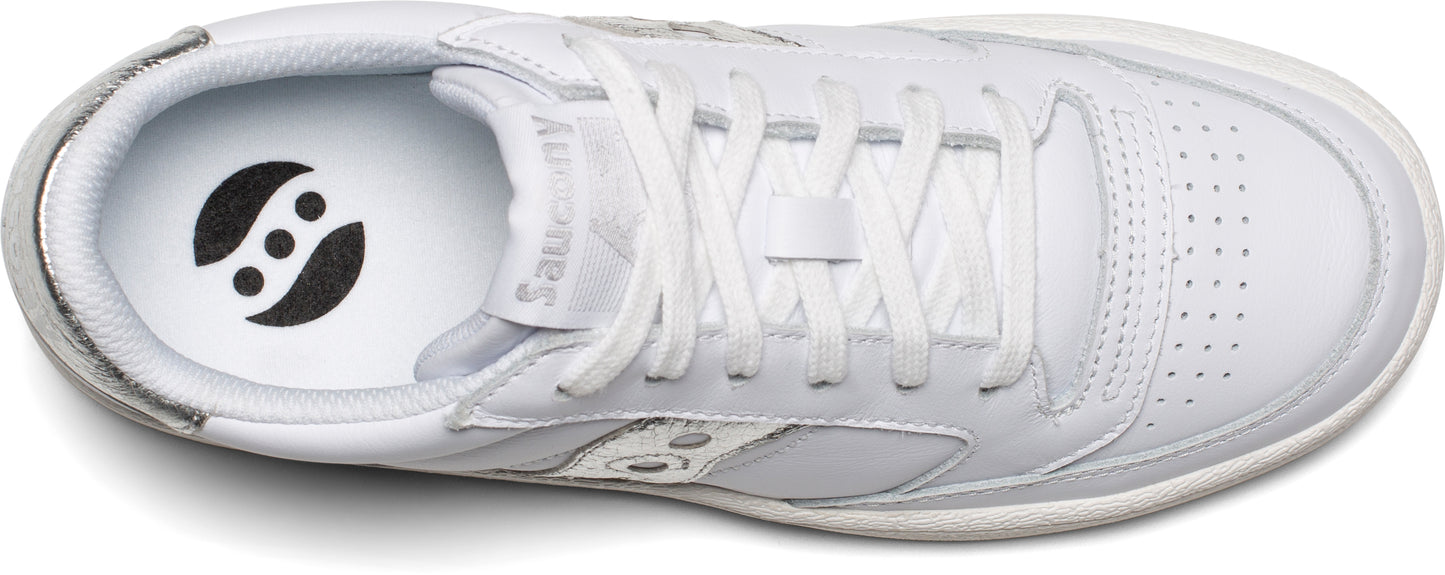 Saucony Jazz Court White/Silver Women's