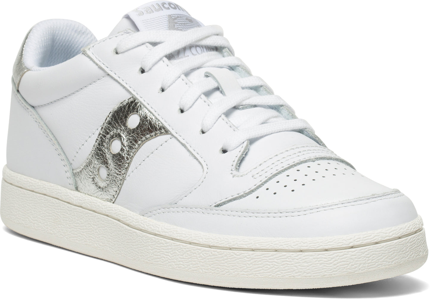 Saucony Jazz Court White/Silver Women's