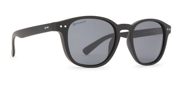 Dot-Dash Sunglasses DRIVER Black Satin/Grey Polarized Lens