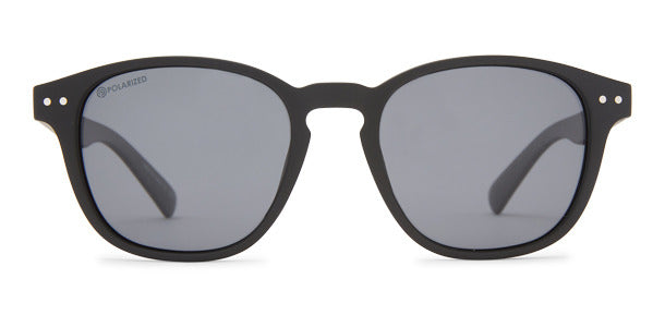 Dot-Dash Sunglasses DRIVER Black Satin/Grey Polarized Lens