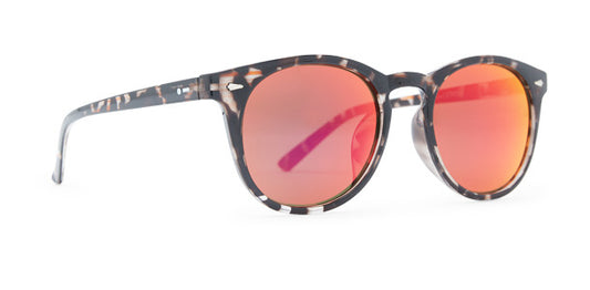 Dot-Dash Sunglasses STROBE Tortoise Black/Chrome Red