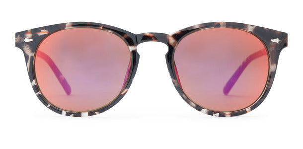 Dot-Dash Sunglasses STROBE Tortoise Black/Chrome Red